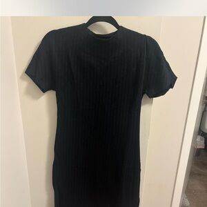 Black Short Sleeve Dress